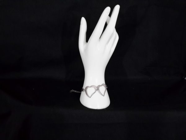 Double hearted bracelet