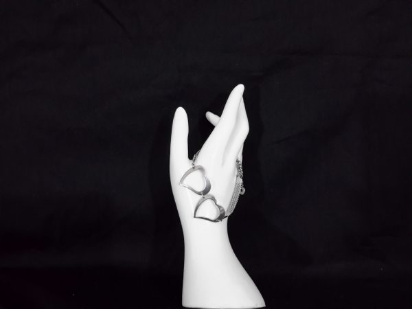 Double hearted bracelet