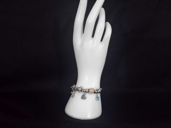 Pandora Style Charm Bracelet w/ Monthly Charms