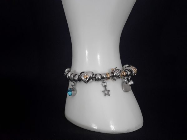 Pandora Style Charm Bracelet w/ Monthly Charms