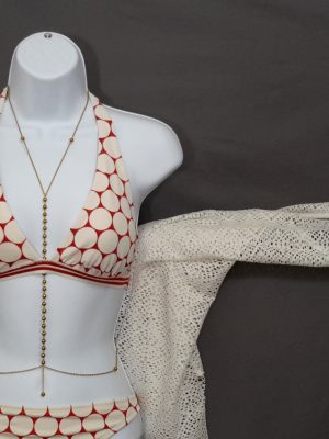 Gold Beaded Body Chain